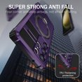 thumbnail image 4 of for Samsung Galaxy S23 Ultra Case [Compatible with MagSafe] [Military-Grade Protection], Shockproof Protective Slim Invisible Kickstand Car Mount Magnetic Armor Cover, Purple, 4 of 10