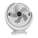 thumbnail image 5 of Muyoka Ventilador de escritorio Recargable Ventilador de mesa de velocidad ajustable con batería de 1200 mAh 240 ° Gran angular Ventilador de refrigeración portátil silencioso Circulador de aire para Muyoka Hogar, 5 of 6