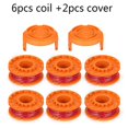 thumbnail image 2 of Cordless trimmer spool strap 2Cap kit, durable and suitable for Worx GTClippers, 2 of 2