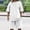 White, variant on TMOYZQ Men's Short Sleeve Pajama Sets 2 Pieces Lounge Sets with Shorts Summer Casual Sleepwear Set with Pockets, S-3XL