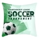 thumbnail image 1 of CHAO Funda de almohada de algodón y lino de la Copa del Mundo Qatar #2, 2022 "x 17,7", cojín para coche, barra, suministros para fanáticos de KTV, decoración, 2022, 1 of 1