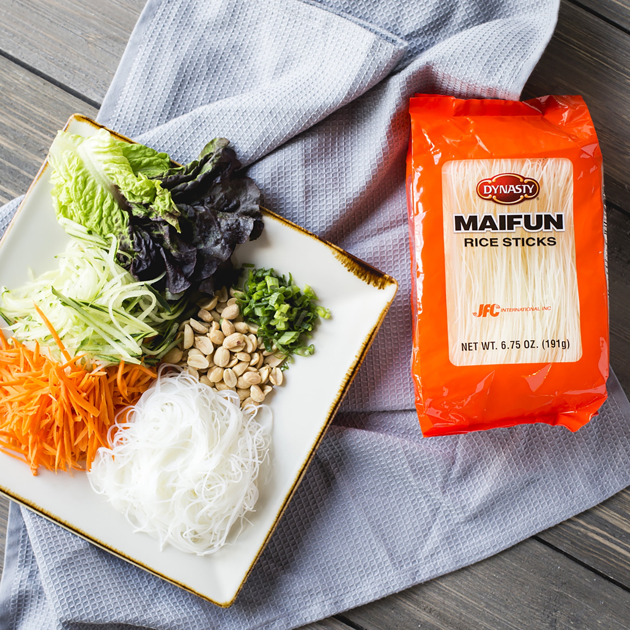 (4 pack) Dynasty Maifun Rice Sticks, 6.75 oz