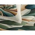 thumbnail image 3 of Ambesonne Monstera Quilted Coverlet 3 Pcs, Sage Love Boho Mid Century, King Size, Teal Amber Olive Green, 3 of 4