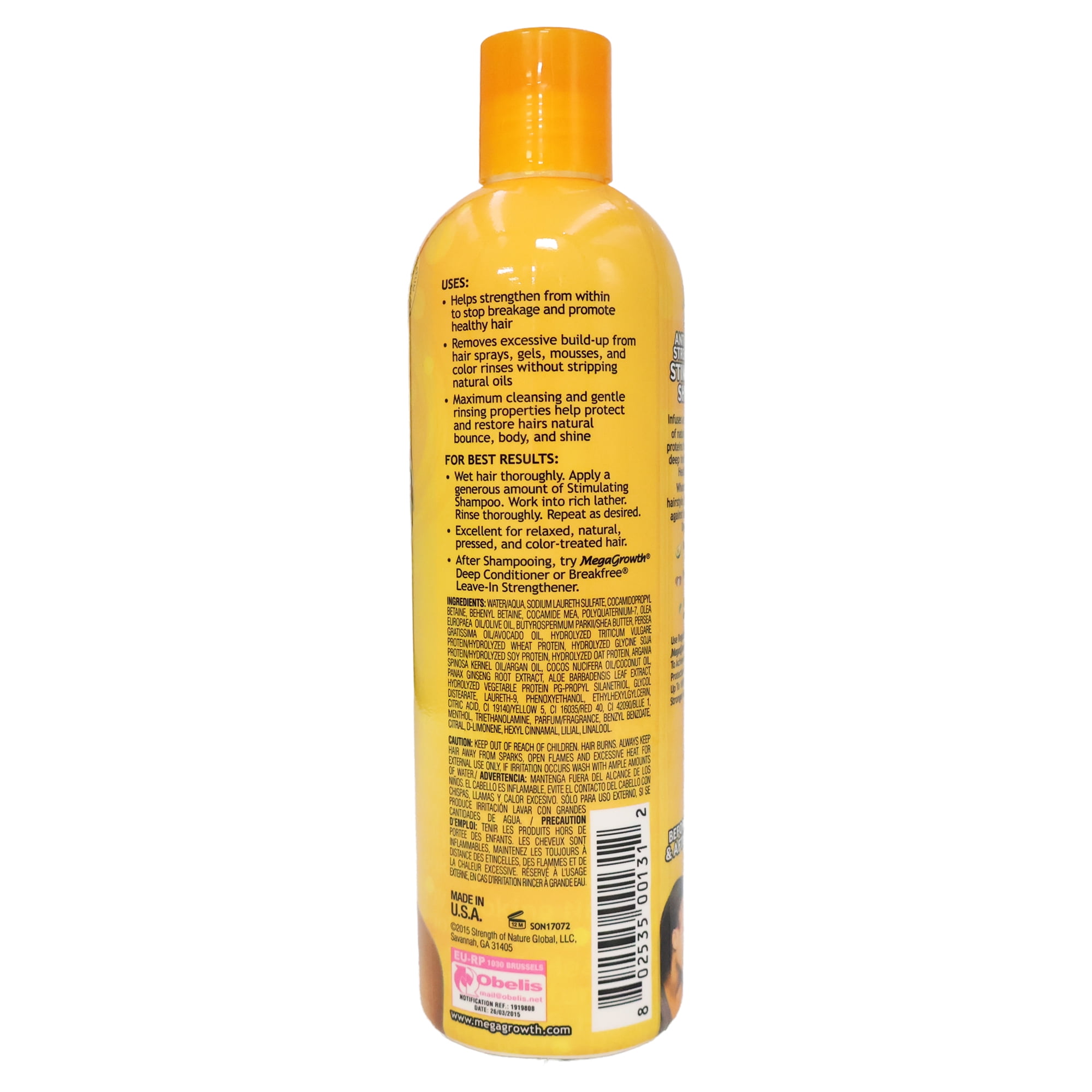 Profectiv Mega Growth Anti-Breakage Stimulating Shampoo, 12 Oz., Pack of 2