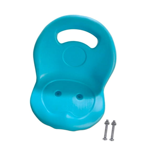 Asiento de triciclo para niños, respaldo bajo, asiento de kart, asiento de triciclo, asiento ligero Azul