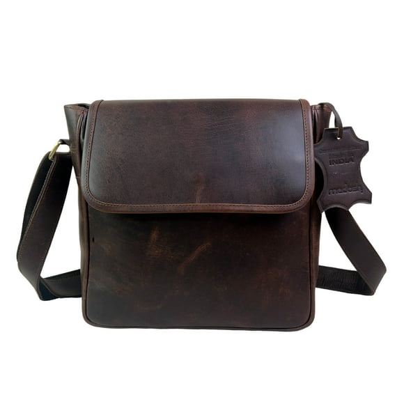Women’s Genuine Leather Crossbody Shoulder Bag | Medium Sling Bag for Office, Travel, Casual Use | Ladies Side Purse with Adjustable Strap & Pockets