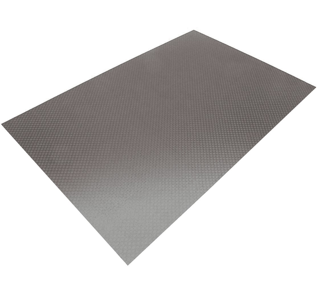 300x200x1mm Carbon Fiber Panel Sheet 3K Plain Weave Matte Finish Low