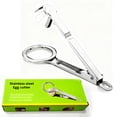 thumbnail image 4 of 304 Stainless Steel Egg Slicer - Cuts 6 Perfect Wedges, for Hard-Boiled, Duck, Goose & Century Eggs, Easy Clean Kitchen Tool, 4 of 6