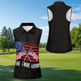 thumbnail image 5 of Jeiento 250 Years Anniversary Golf Shirts for Women Men 1/4 Zip Athletic Shirts 1776-2026 Sleeveless Golf Shirts Fashion Tennis Tank Tops Matching Couples Outfit, Women's XL, 5 of 7