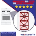 thumbnail image 5 of Whole Parts Range Hairpin Burner Grate (Black color) Part# WB31K10026 - Replacement and Compatible with Some GE Ranges or Ovens, 5 of 7