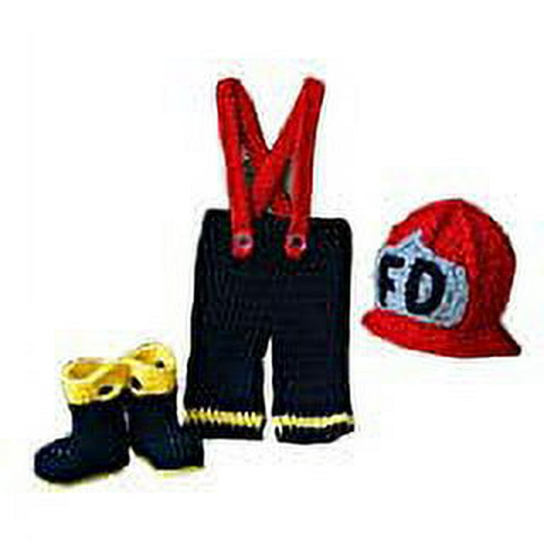 Crochet store fireman hat