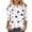 Chemises Multicolortshirts pour les Femmes 4 Juillet, variante sur LMKIHUSA Fourth de Juillet Chemises de Golf pour Femmes Rouge Bleu et Blanc Imprimé Teinture sur Nœuds T-Shirts Manches 3/4 Col Rond Blouses Décontractées Tendance Été 2025 T-Shirt Multicolore,TTG