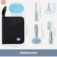 thumbnail image 6 of The Cat Ladies Cat Grooming Kit - 5 Piece Brushes Kit - With Comb and Matted Fur Undercoat Deshedding Cat Hair Brush for Long Haired Cats or Short Haired Kittens or Bunny Rabbits, 6 of 8