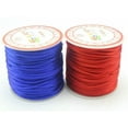 thumbnail image 6 of U8MO 40 Meters Nylon Chinese Satin Silk Knot Cord 2mm RATTAIL Thread Necklace Spool-1# Red, 6 of 9