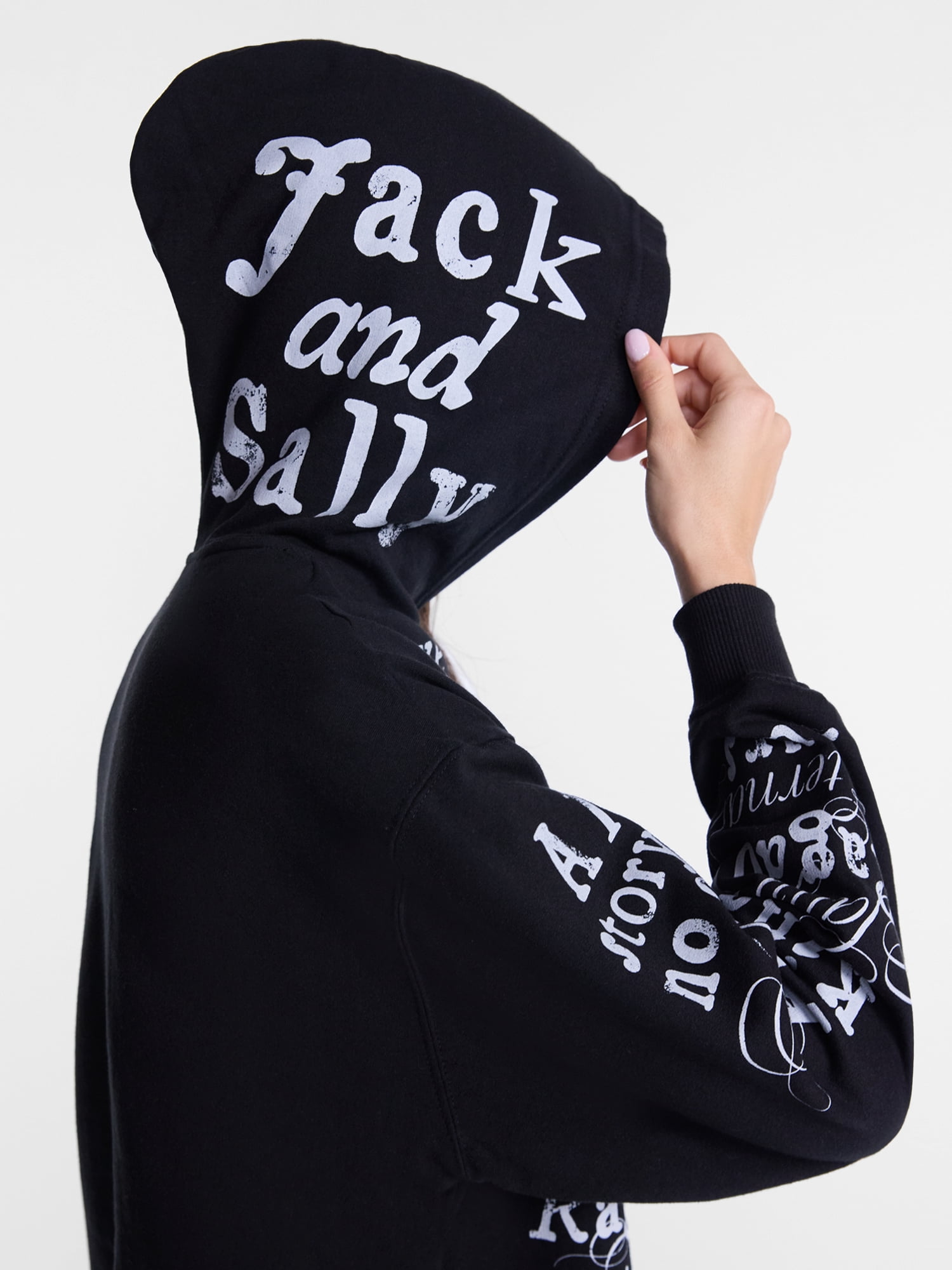 Disney Nightmare Before Christmas Women's Halloween Fleece Hoodie, Sizes XXS-XXL