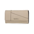 thumbnail image 1 of Monedero Nautica Money Manager para mujer, delgado y compacto, RFID, color topo, 1 of 3