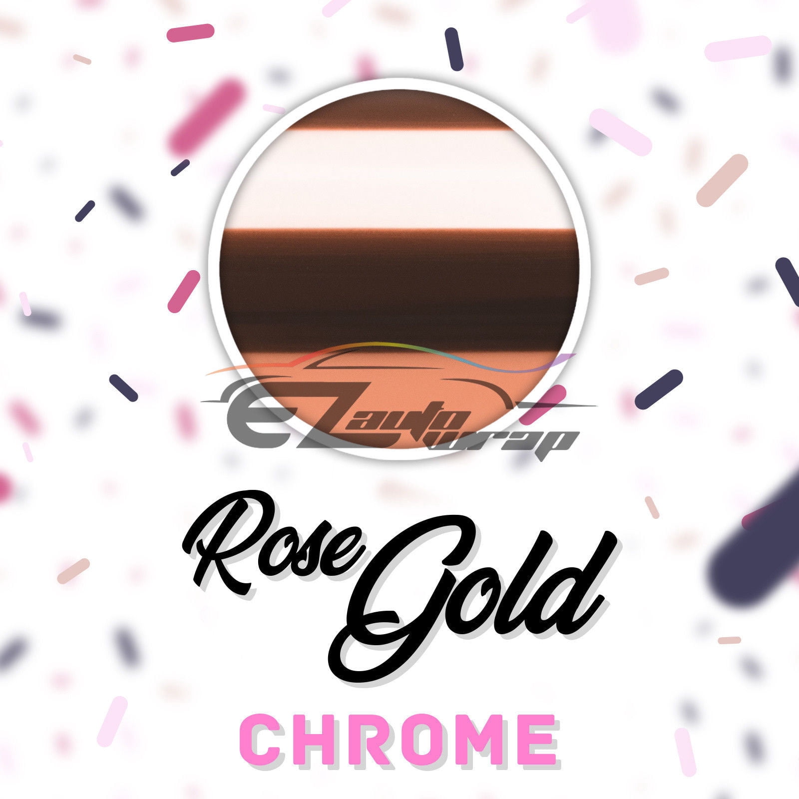 ESSMO Rose Gold Chrome Heat Transfer Vinyl HTV Sheet T-Shirt 20" Wide Iron On Heat Press 20"x240"