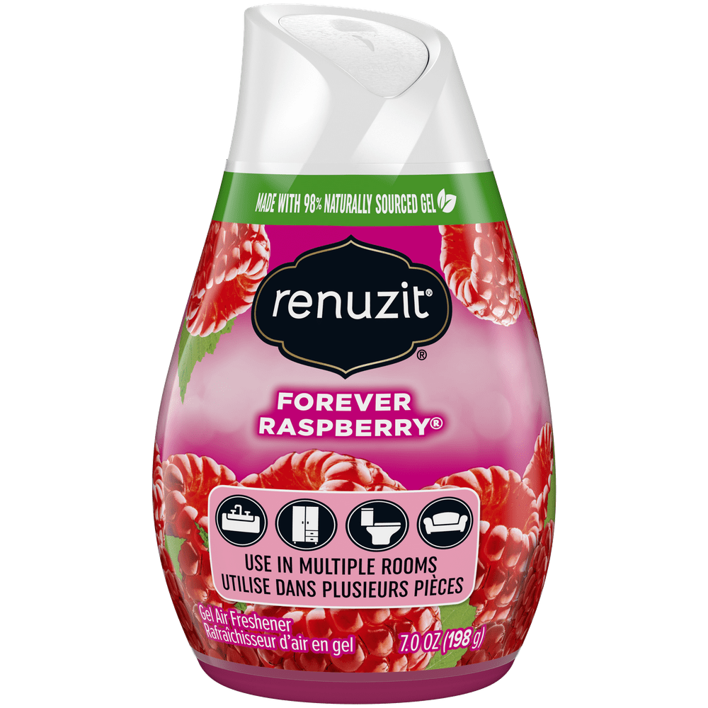 Renuzit Solid Gel Air Freshener Cone, Forever Raspberry, 1 Cone