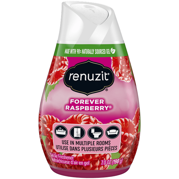 Renuzit Solid Gel Air Freshener Cone, Forever Raspberry, 1 Cone