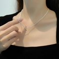 thumbnail image 1 of Romantic Simple Small Heart-shaped Necklaces Exquisite Crystal Zircon Pendant Gold Color Clavicle Chain Women‘s Wedding Jewelry, 1 of 7