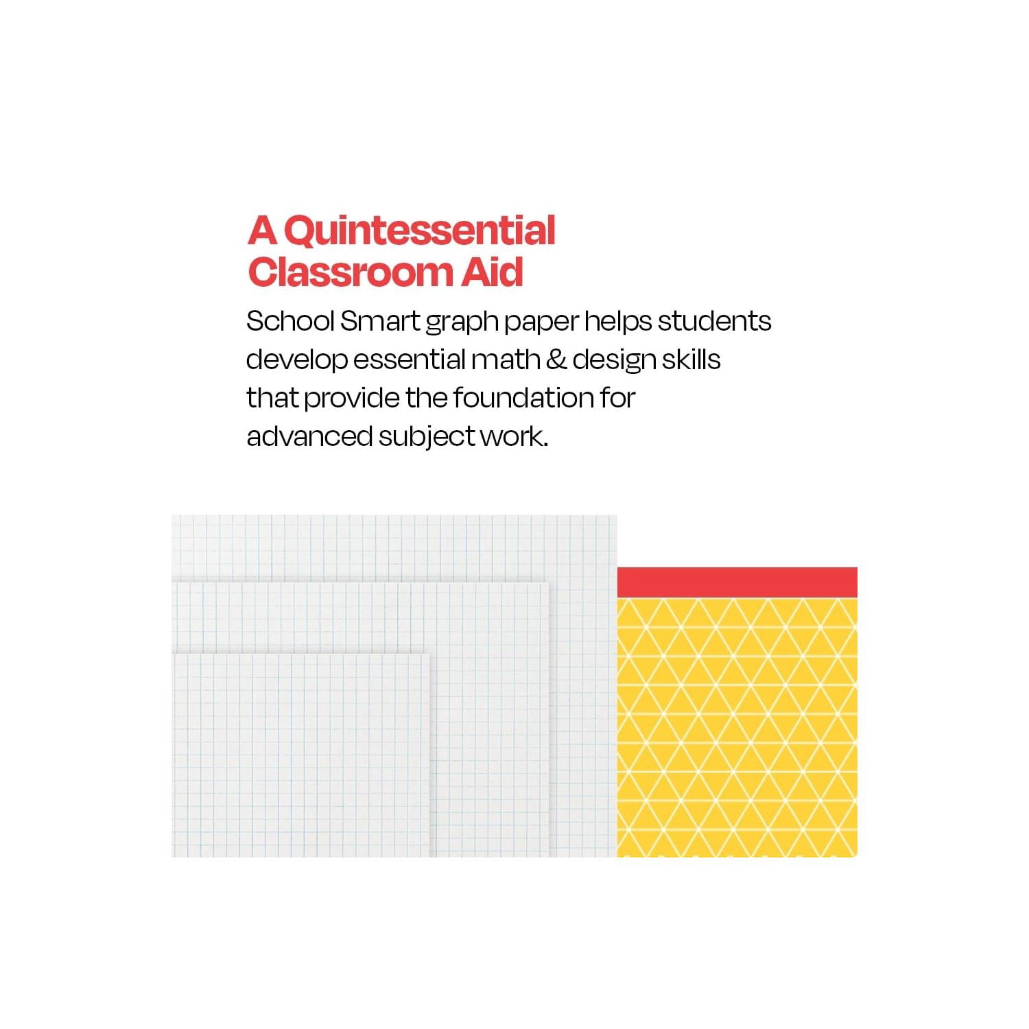 Engineering Graph Paper School Smart Graph Paper - 1/2 Inch Rule, 9 X ...