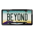 thumbnail image 2 of iPick Image for Chrysler Logo Black Insert Black Stainless Steel License Plate Frame, Official Licensed, 2 of 7