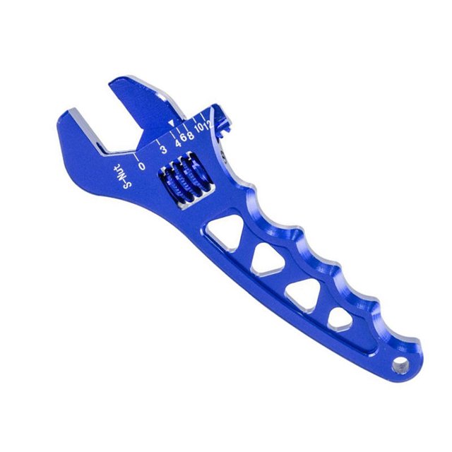 Una llave de ajuste AN3-16AN Llave ajustable Herramientas de llave ligera de aluminio para un extremo de adaptador de ajuste de manguera (azul) XianweiShao 8390605959479