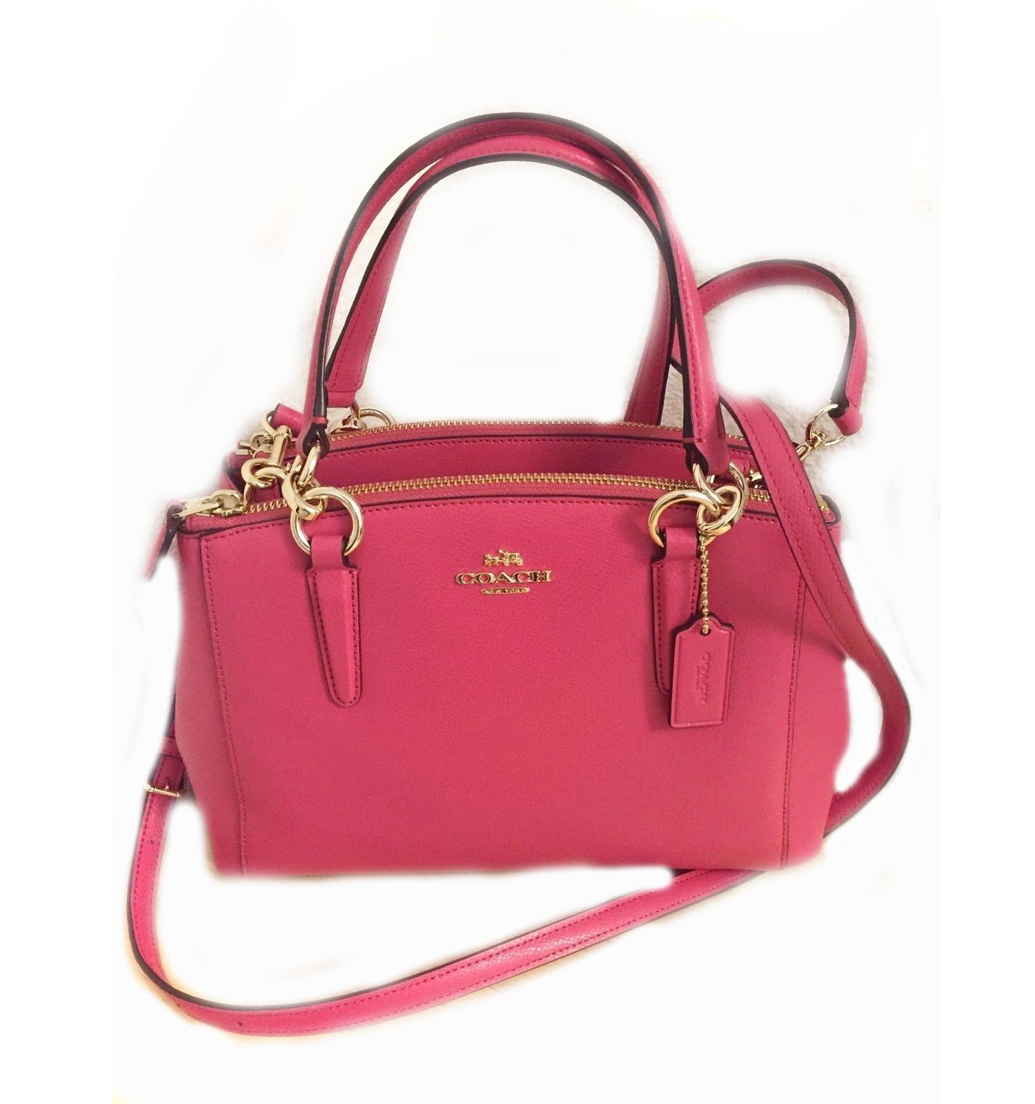 coach mini christie carryall