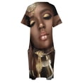 thumbnail image 4 of Vestido holgado con bolsillos de Reina África vestido de verano para mujer vestidos de lujo para mujer vestidos de fiesta para mujer 2025, 4 of 6
