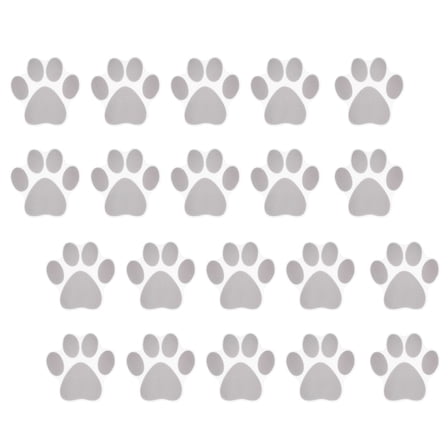 MOKKHNB Stickers Silver PEVA 20Set 9x3.3In