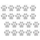 thumbnail image 2 of 20 pegatinas de huellas de perro para bañera, diseño de dibujos animados, autoadhesivas, para prevenir la entrada de agua (gris), 2 of 5
