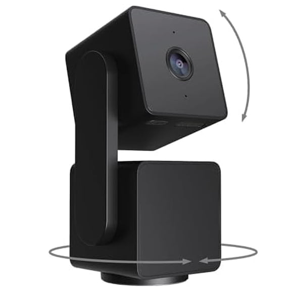 Restored WYZE Cam Pan v3 Indoor/Outdoor IP65 1080P 360° Pan/Tilt/Zoom WiFi Smart Home Security Camera, Color Night Vision, Works with Alexa&Google Assistant(B Grade)