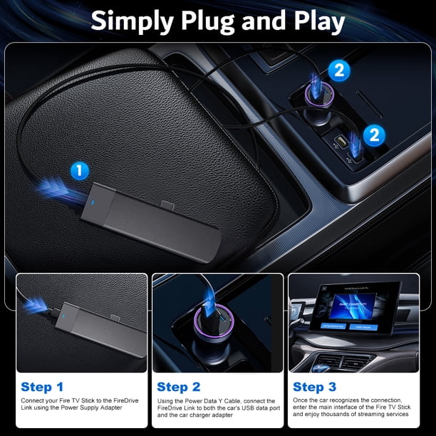 Upgrade Version)CarlinKit Car TV Mate PRO, 3-in-1 HDMI Input for