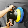 thumbnail image 3 of 8Pcs Car Polisher Pad Bonnet Set Buffer Waxer Auto Care Buffing Pad Cover(5-6 Inch), 3 of 5