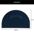 thumbnail image 2 of Tapete semicircular para entradas, Uso rudo, Interior Exterior, de Goma PVC, antiderrapante, 2 of 6