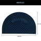 thumbnail image 2 of Tapete semicircular para entradas, Uso rudo, Interior Exterior, de Goma PVC, antiderrapante, 2 of 6