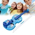 thumbnail image 5 of ammoon Kids Little Violin with Violin Bow Fun Educational Musical Instruments Electronic Violin Toy for Toddlers Children Boys and Girls Blue, 5 of 7