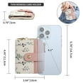 thumbnail image 2 of GAEKEAO Small Wallet for Women RFID Blocking Slim Bifold Floral Leather Card Holder with Zipper Pocket ID Window, 2 of 10