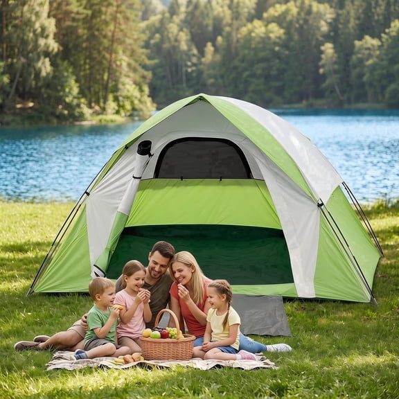 XL Camping Tent 4-6 Person Tent for Family Camping, Hiking and Backpacking