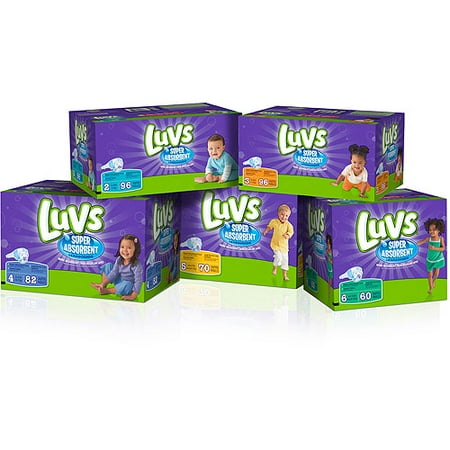 Luvs Diapers with Ultra Absorbent Leakguards, Size 2 - Walmart.com
