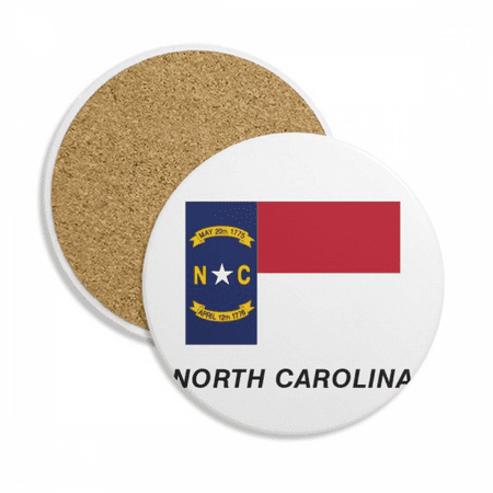 

American State Flag Outline North Coaster Cup Mug Tabletop Protection Absorbent Stone