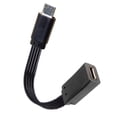 thumbnail image 3 of 90 Degree Angled Microed USB Extension Cable Flat Silicone Charging Data Cord For Smartphones Tablets Cameras, 3 of 8
