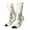White, variant on Cowboys Riding Horses In Desert Crew Socks for Men & Women, Breathable Casual Athletic Ankle Socks