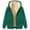 c01Green, variant on Arnsht Womens Zip Up Hoodies Sherpa Lined Fleece Thermal Jacket Full Zip Winter Warm Casual Thick Coats Pockets Red S