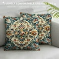 thumbnail image 3 of Nawypu Persian Pillow Cover, Green Boho Throw Pillow Cover Vintage Ethnic Decorative Pillow Cases Home Outdoor Square Pillowcase, 3 of 5