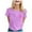 Purple, variant on Yuanlong Womens T-Shirts Short Sleeved Ribbon Pattern Tee Loose Tshirts Cancer Awareness Blessing Meaningful Tops