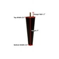 thumbnail image 3 of BingLTD - 7" Mid Century Coffee Hardwood Sofa Legs - Set of 4 (P12740-021), 3 of 7