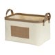 thumbnail image 2 of Foldable Storage Basket With Handle For Wardrobe Shelf Nursery Bedroom Living Room, 2 of 6