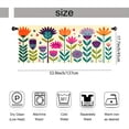 thumbnail image 2 of Rdsfhsp Floral Window Valance Curtain, Colorful Botanical Flower Pattern Decorative Rod Pocket Short Curtain for Kitchen Bedroom Home Decor, 2 of 4