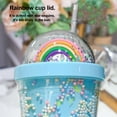 thumbnail image 7 of Ziynglg Summer Vibes Plastic Straw Cup for Kids and Adults with Insulated Design for Cold and Hot Drinks Portable and Youthful Drinkware for Fruit Punch and More, 7 of 7